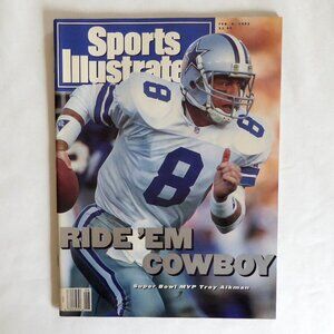 NEW 1993 SPORTS ILLUSTRATED TROY AIKMAN DALLAS COWBOYS MVP SUPER BOWL